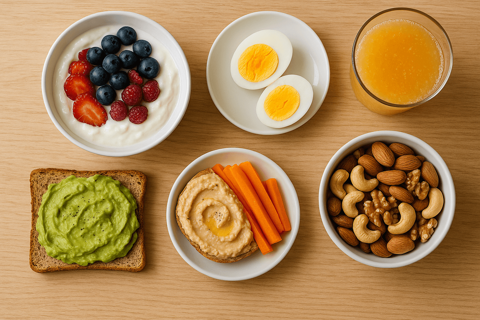 Snacks que sí ayudan a bajar de peso (y que no te dejan con hambre)